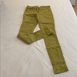 Rich and skinny green denim